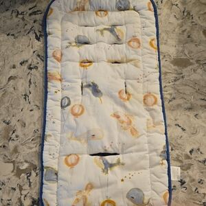 Whimsical Animal Print Stroller/highchair Liner